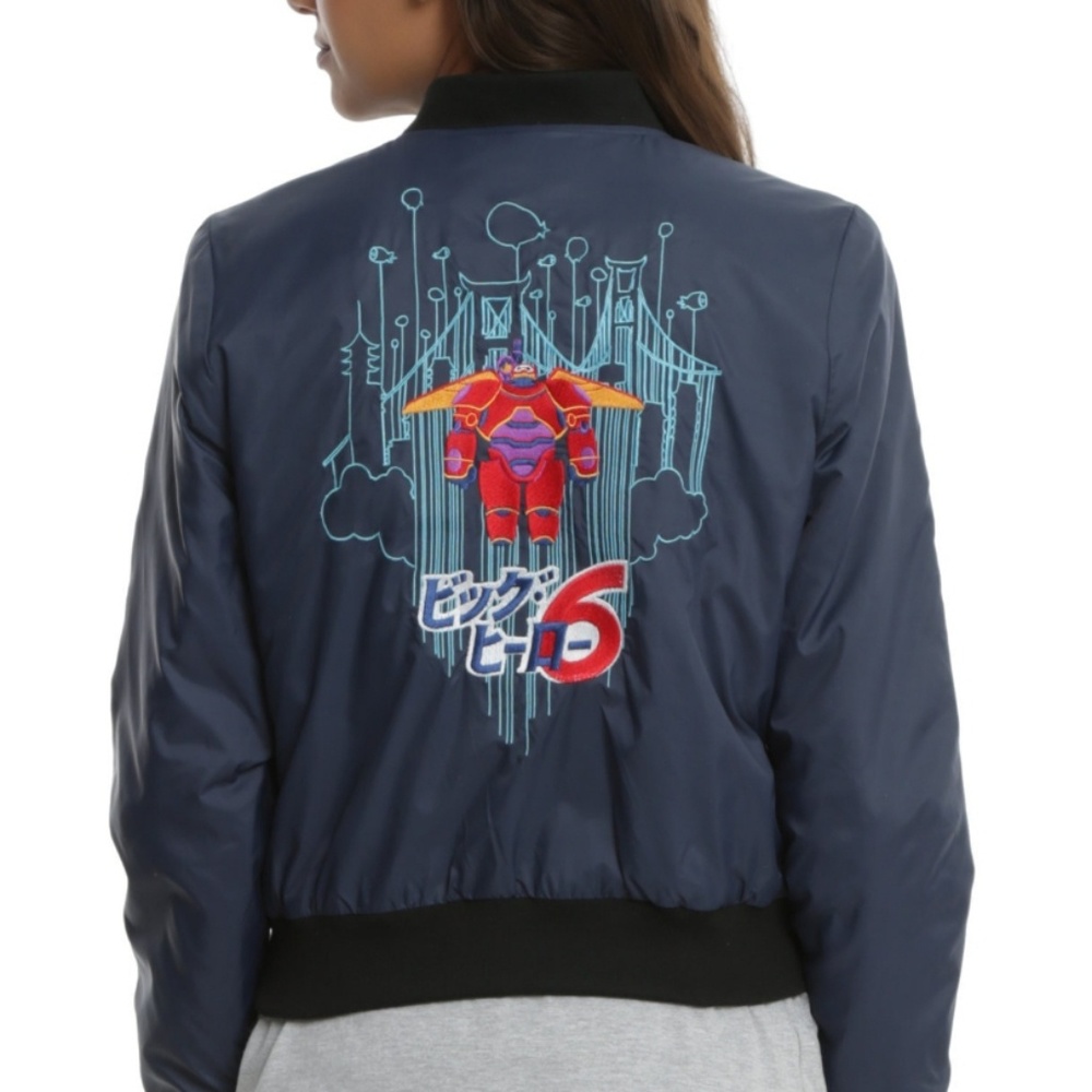 Disney Big Hero Six Baymax Bomber Jacket